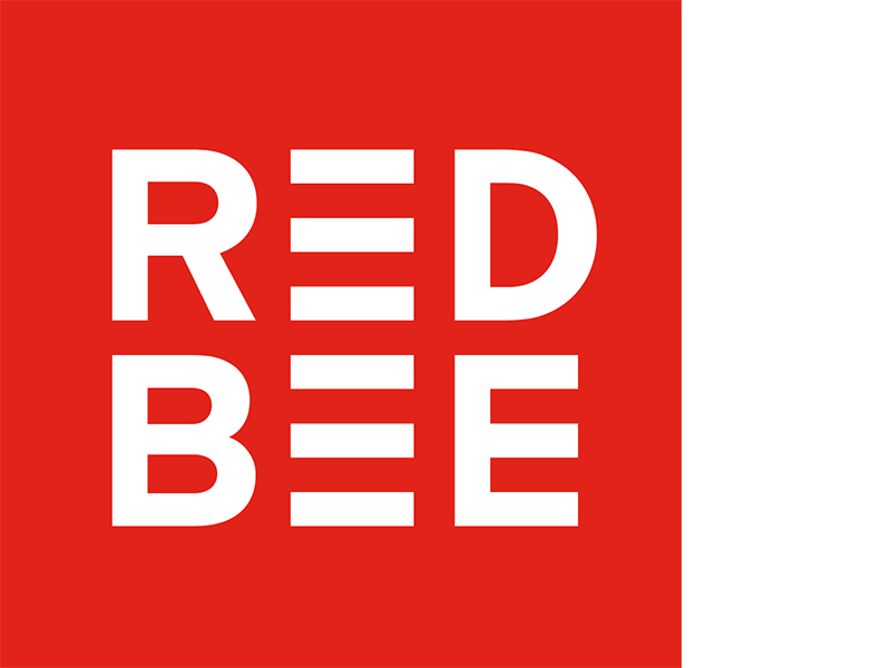 Red-Bee-Logo in Rot