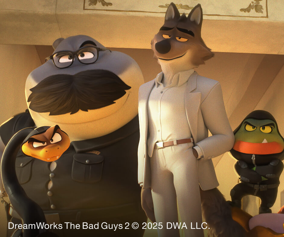 Charaktere aus DreamWorks' Die Gangster Gang 2