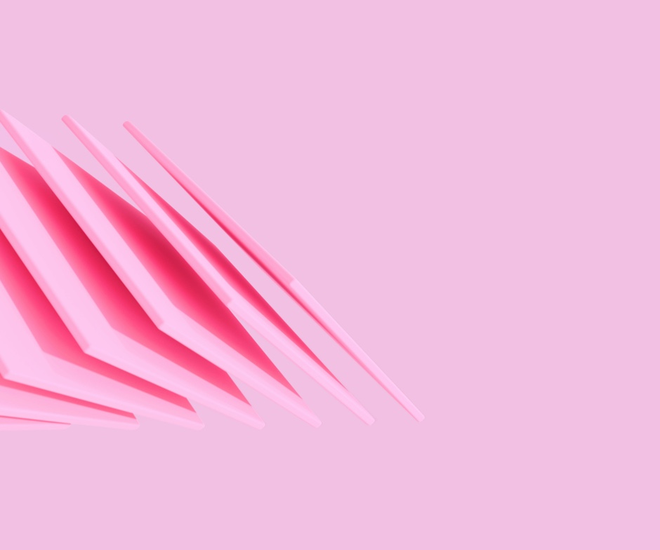 cuadrados lisos de color rosa con un fondo rosa