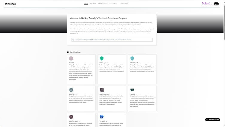 instantánea de netapp console