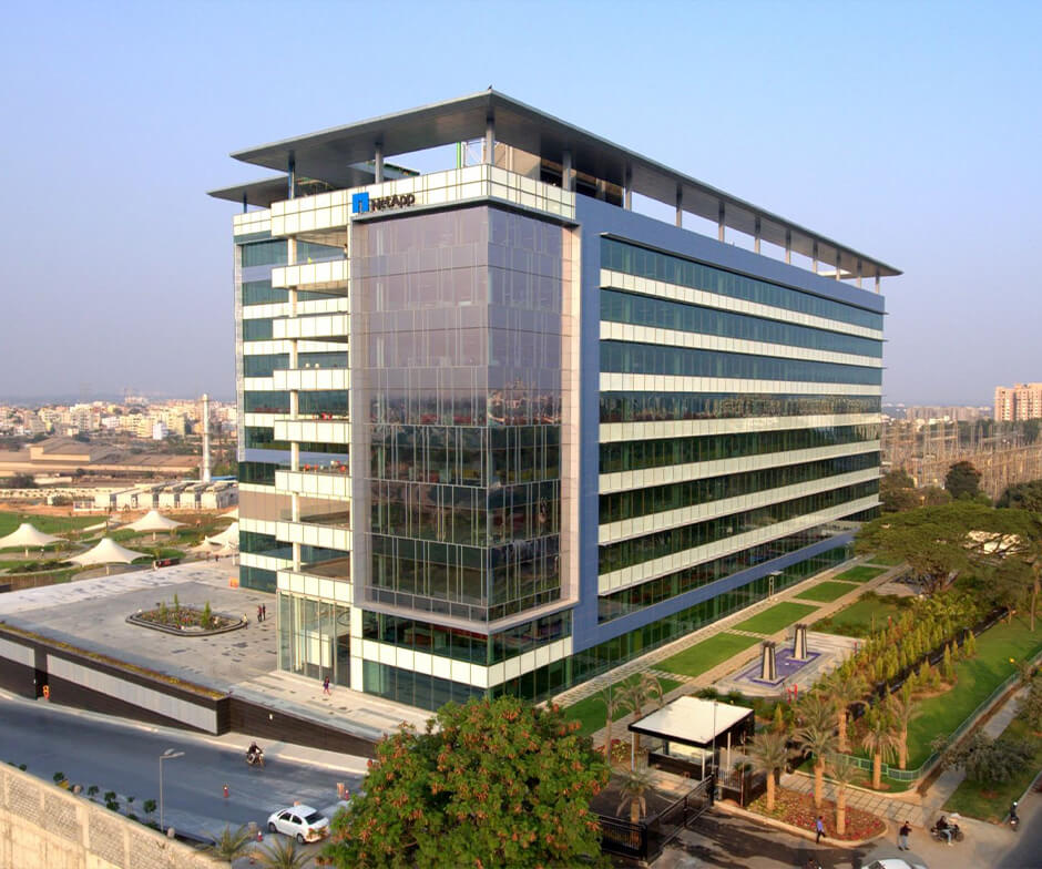 Edificio de oficinas de NetApp en Bangalore