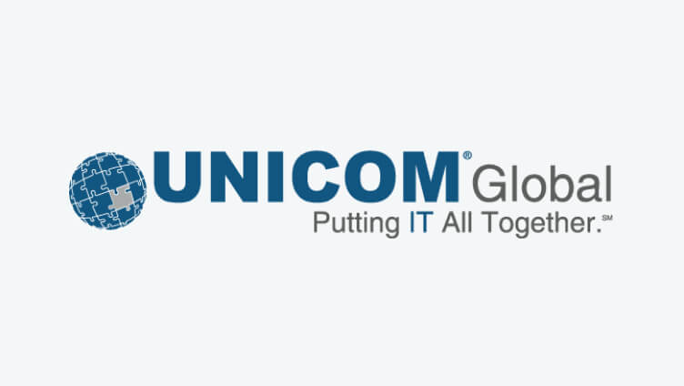 logotipo de unicom global pulling IT all together