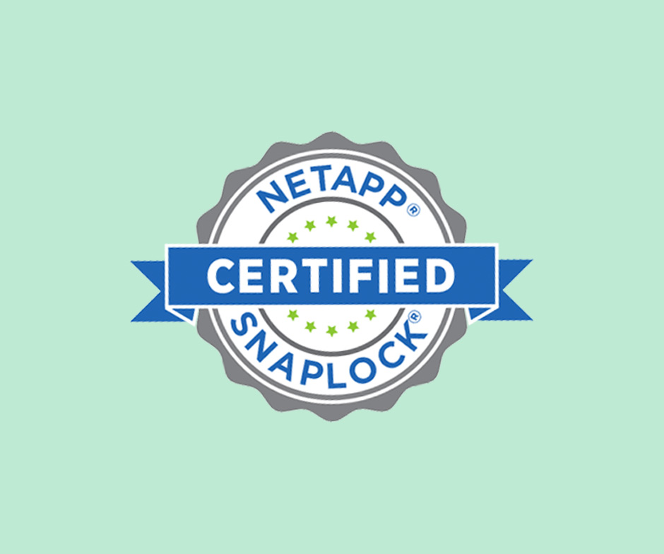 sello de certificación de snaplock de netapp 