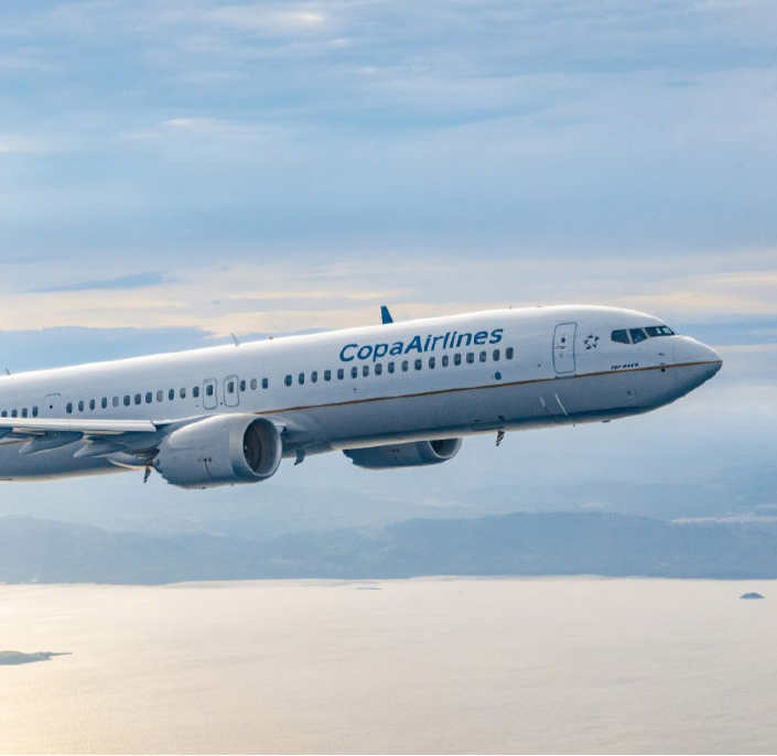 Avion CopaAirlines en vol