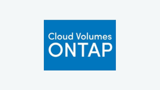 blue NetApp logologo Cloud Volumes ONTAP