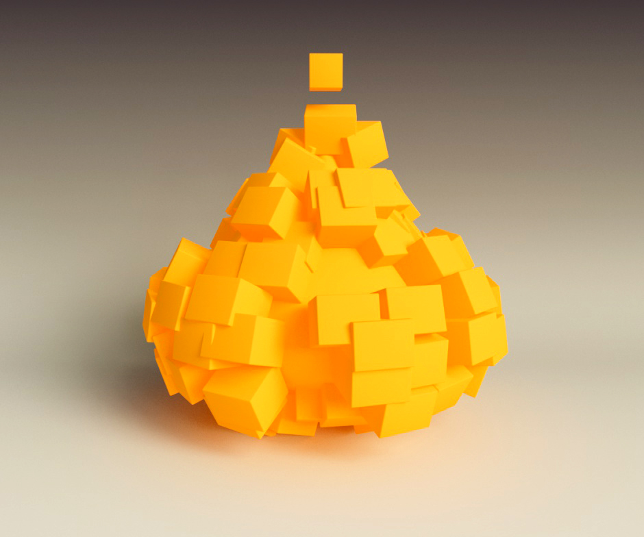 Cubi a forma di fuoco
