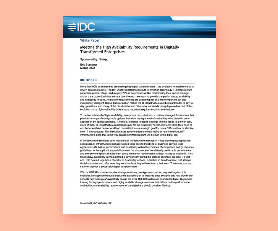 IDC analysis