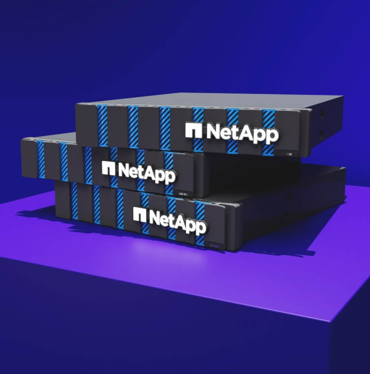 NetApp 互いに積み重ねられたデバイス