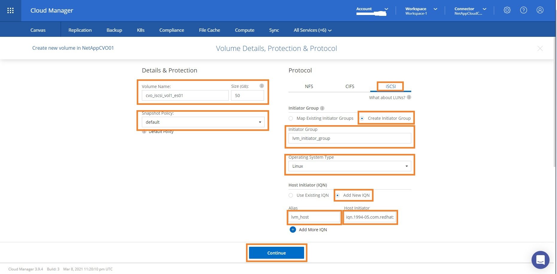 2-CVO iSCSI Lun Provisioning-CVO3-1
