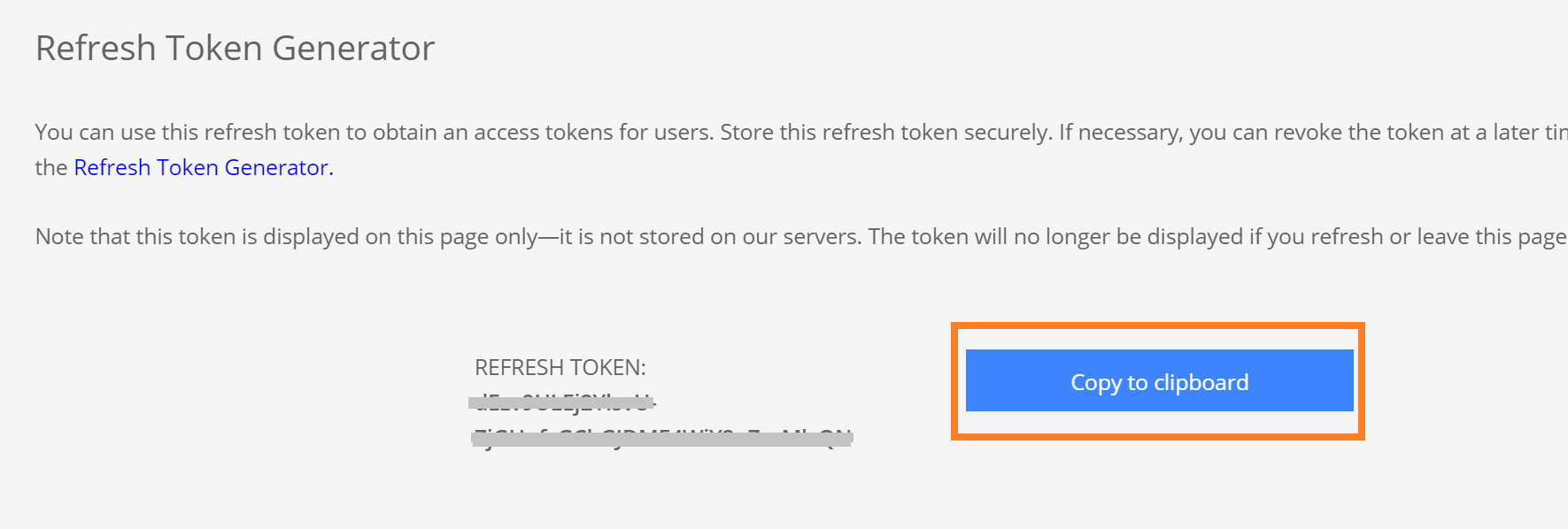 Save the token by pasting it in a text editor as this token will be used later in the Terraform configuration.