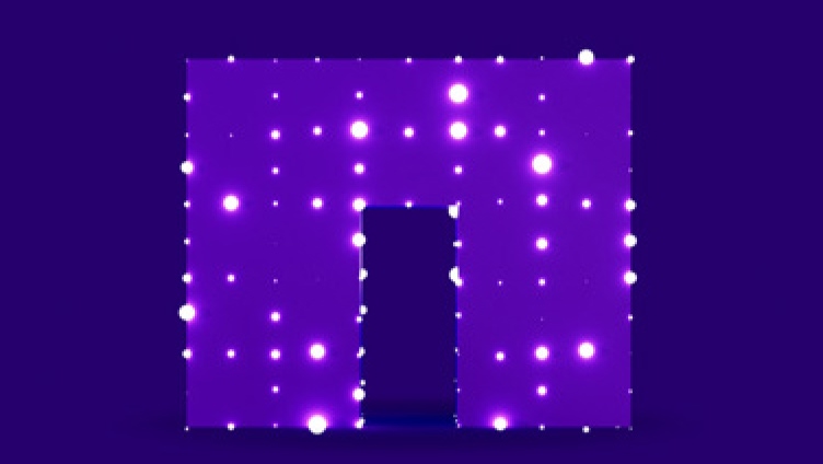 NetApp Logo with Lights