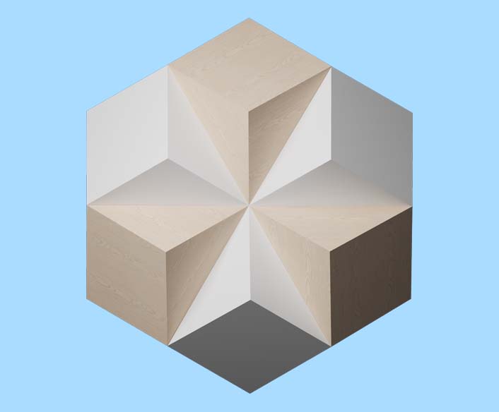 hexagonal object