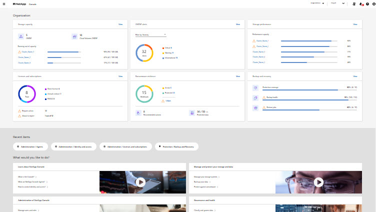 netapp console snapshot