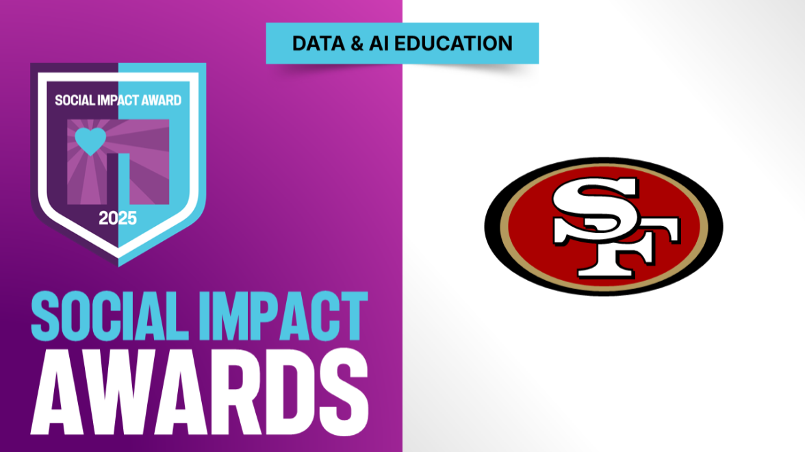 2025 INSIGHT Customer Social Impact Awards, with 49ers logo 