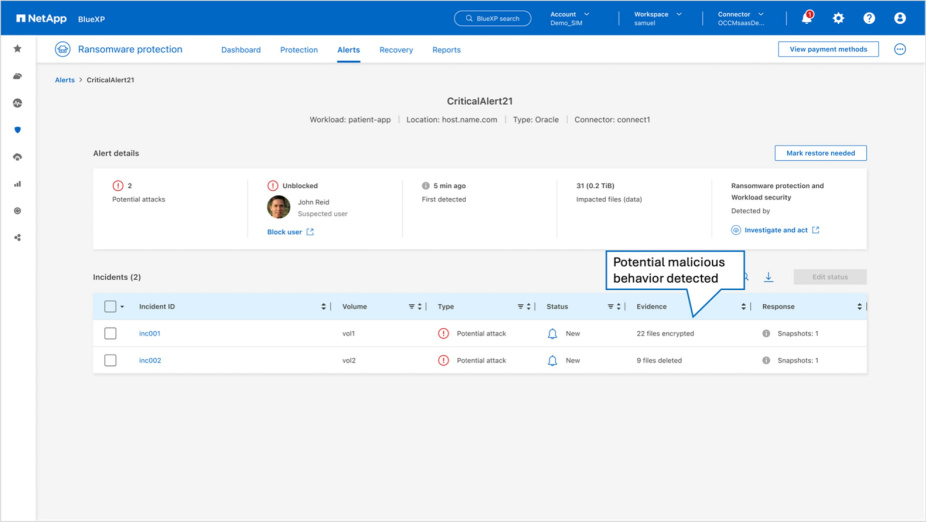 Critical Alert Dashboard