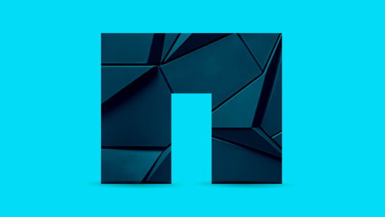 NetApp logo with light blue background