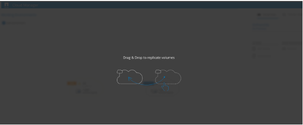 Drag Drop Replication Screen