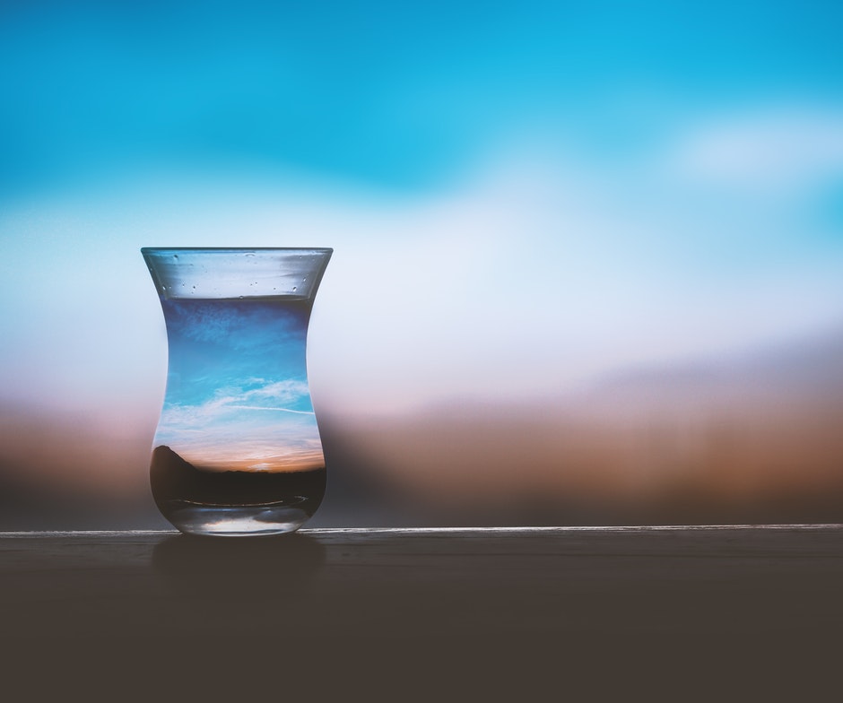 glass of water