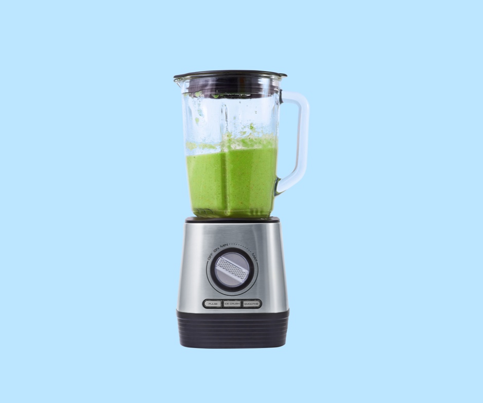 A blender full of detox blend 
