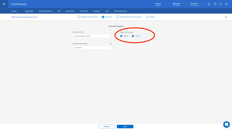 staging.cloudmanager.netapp.com working-environments view=clouds (AOC) 16