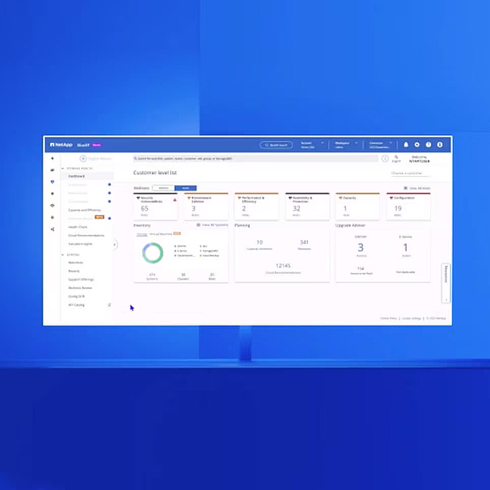 BlueXP 信息板