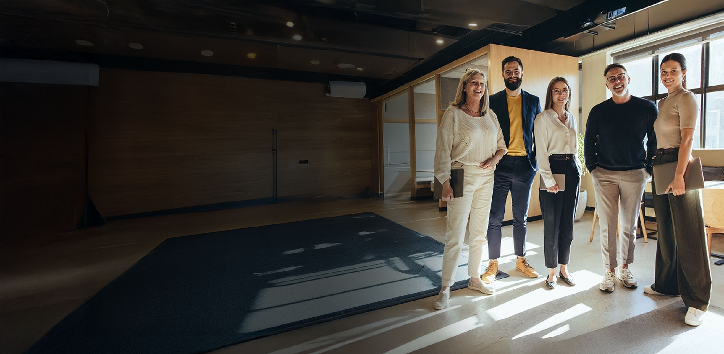 所有專業人士合影留念